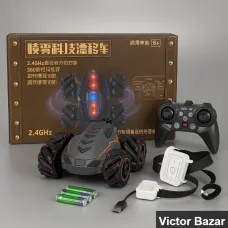 2.4GHz Mist Spray Drift RC Car (Hand Gesture Control): - Victor Bazar