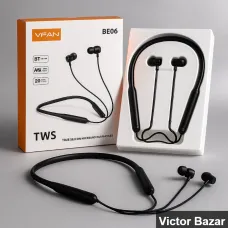 VFAN BE06 Neckband Silicone Wireless Earphones 